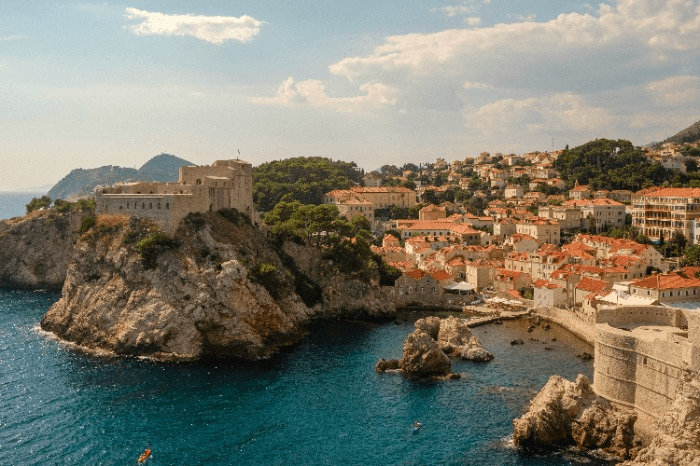 Town on the amalfi coast